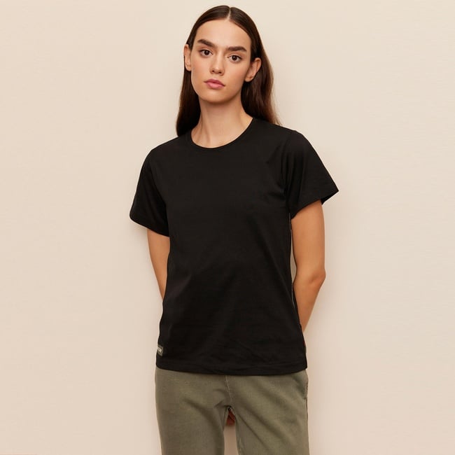 The Stay Line Leda Pastoral Kadın Siyah T-Shirt