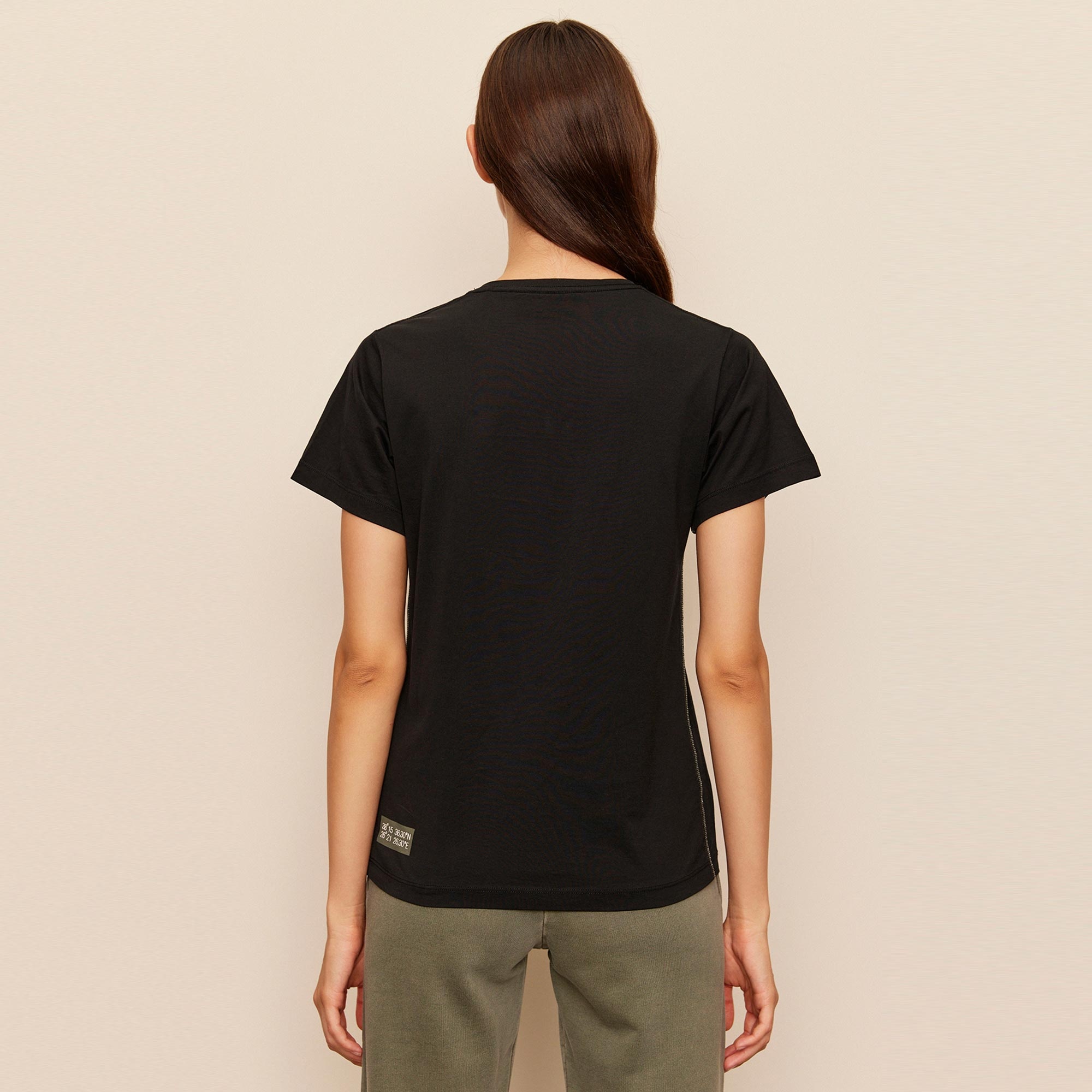 The Stay Line Leda Pastoral Kadın Siyah T-Shirt
