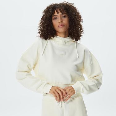  UNITED4 Classic Kadın Beyaz Hoodie