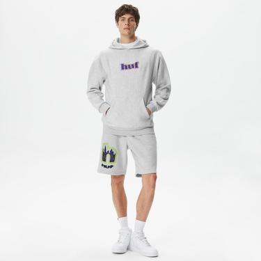  Huf Madison Heavyweight Pullover Erkek Gri Hoodie