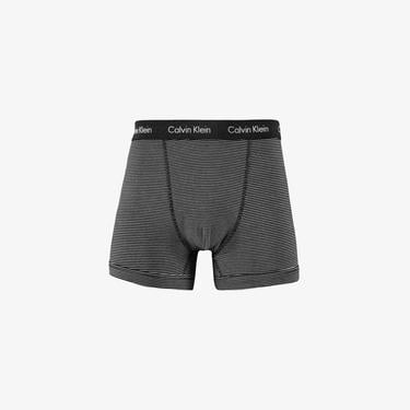  Calvin Klein Classic 3'lü Erkek Siyah/Beyaz/Gri Boxer