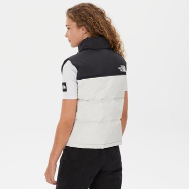  The North Face 1996 Retro Nuptse Kadın Beyaz Yelek