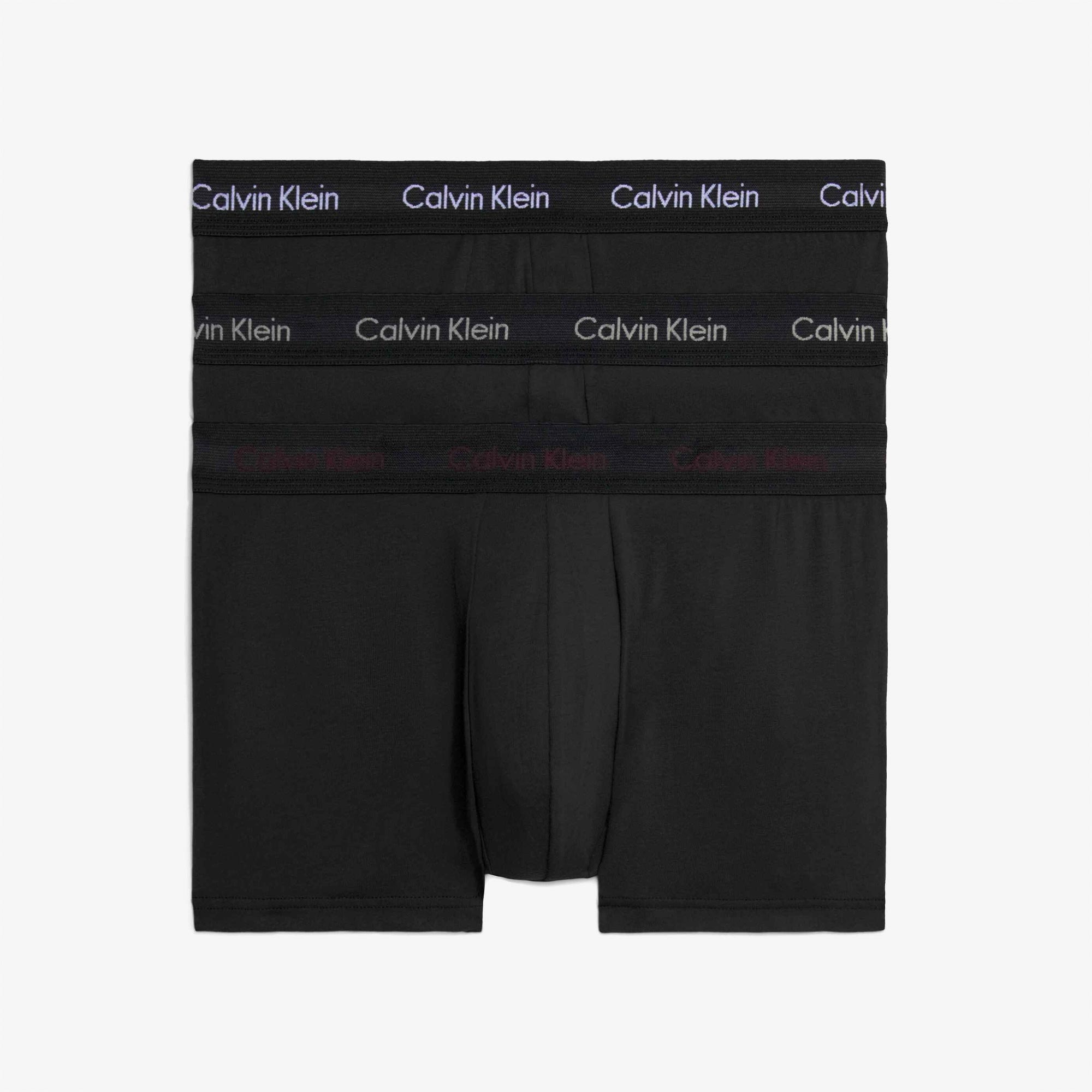 Calvin Klein 3'lü Love Rise Trunk Erkek Siyah Boxer