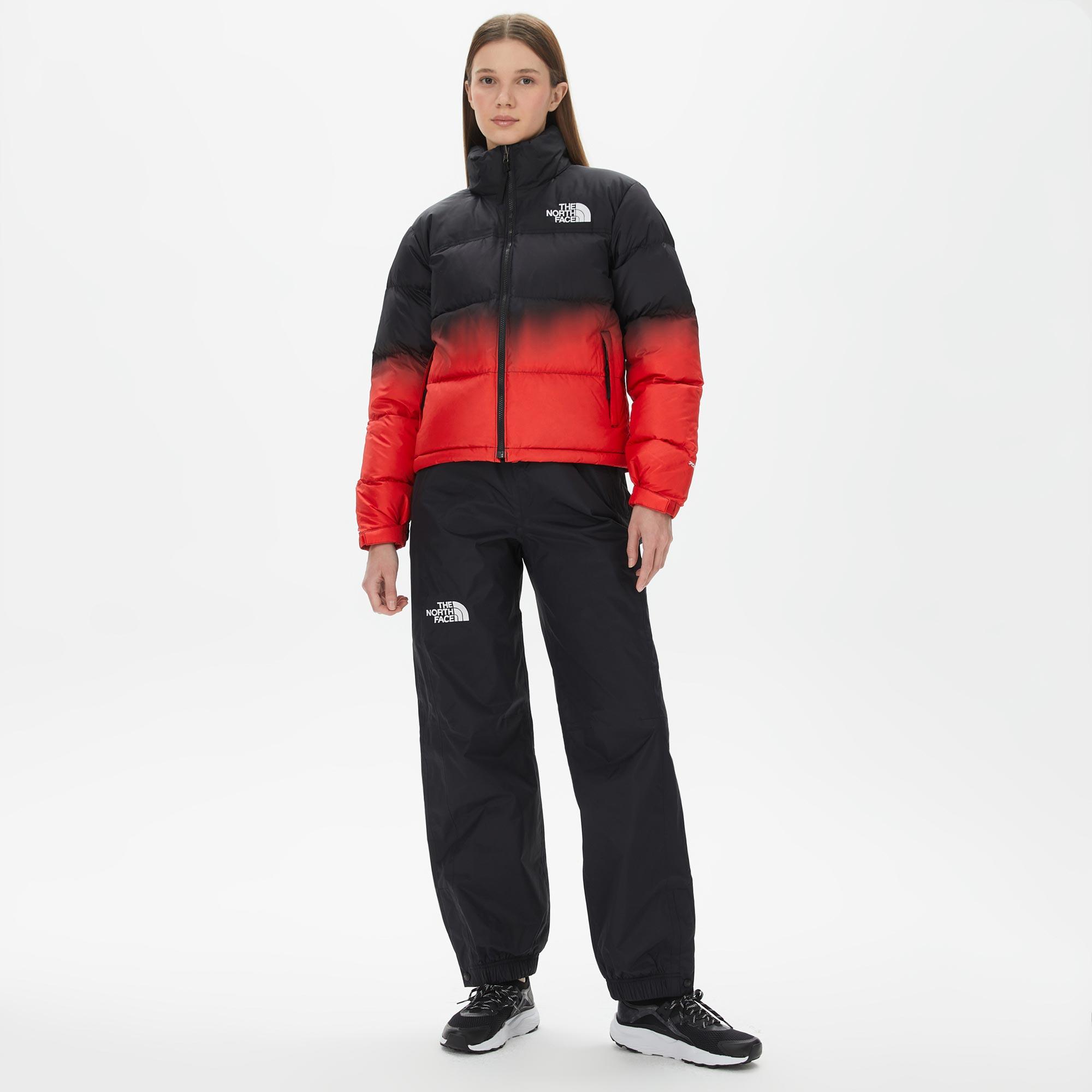 The North Face 96 Nuptse Dip Dye Kadın Kırmızı Mont
