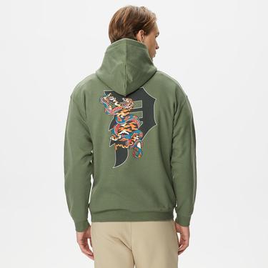  Primitive Tangle Erkek Yeşil Hoodie