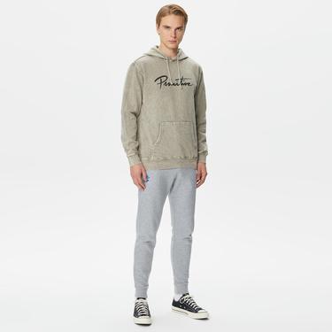  Primitive Nuevo Acid Washed Erkek Bej Hoodie