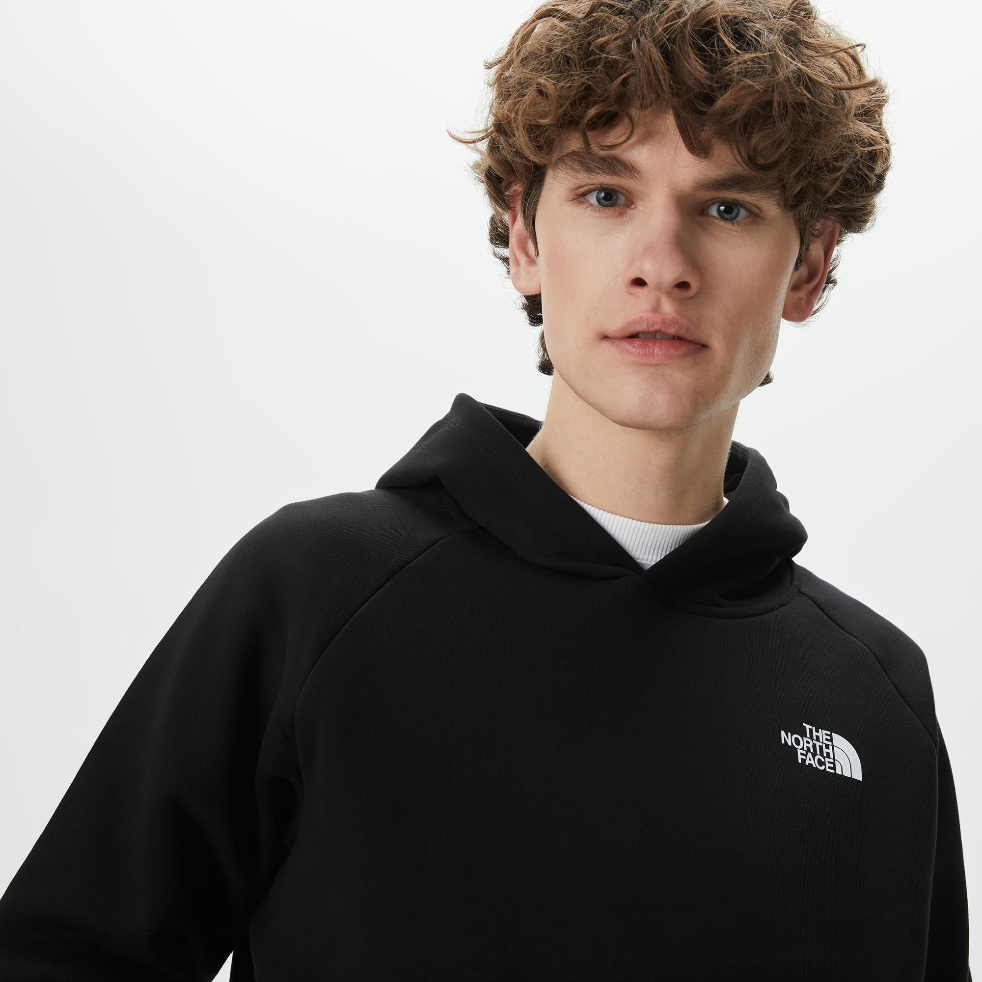 The North Face Raglan Redbox Erkek Siyah Hoodie