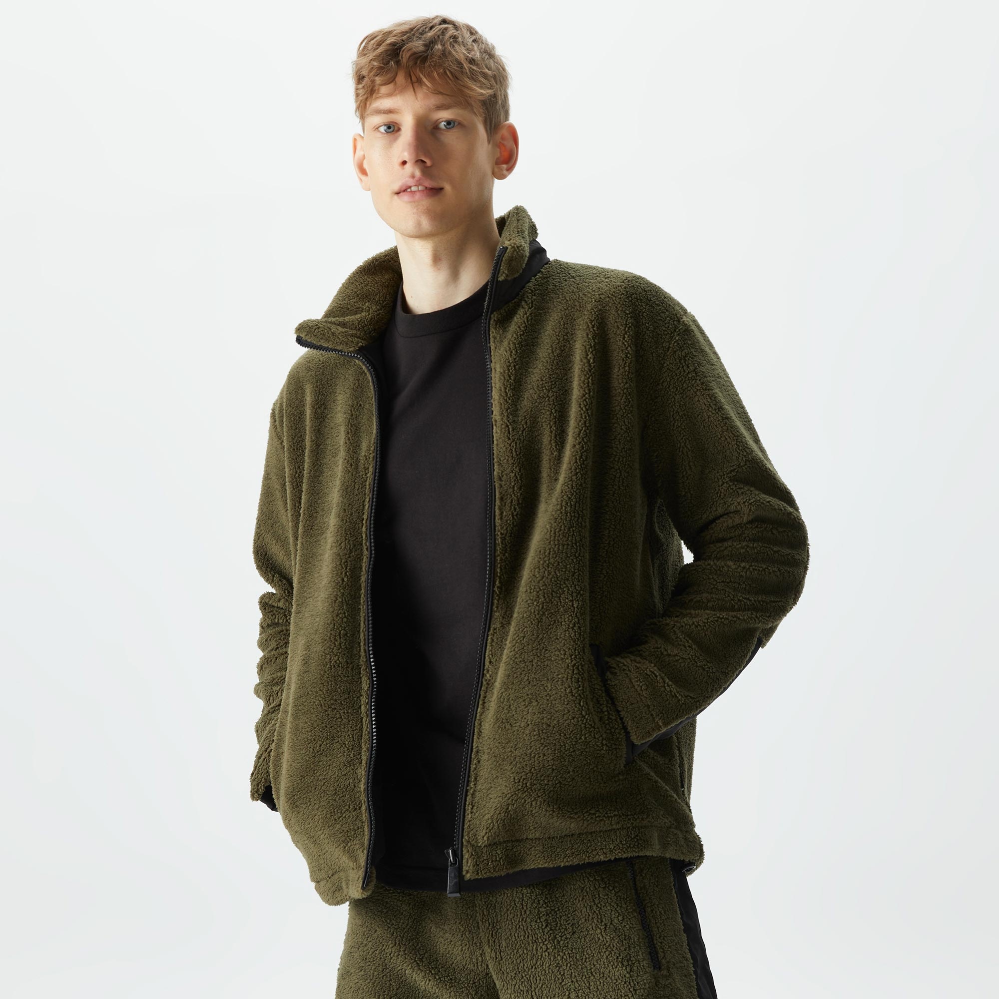 The Stay Line Hugger Unisex Haki Ceket