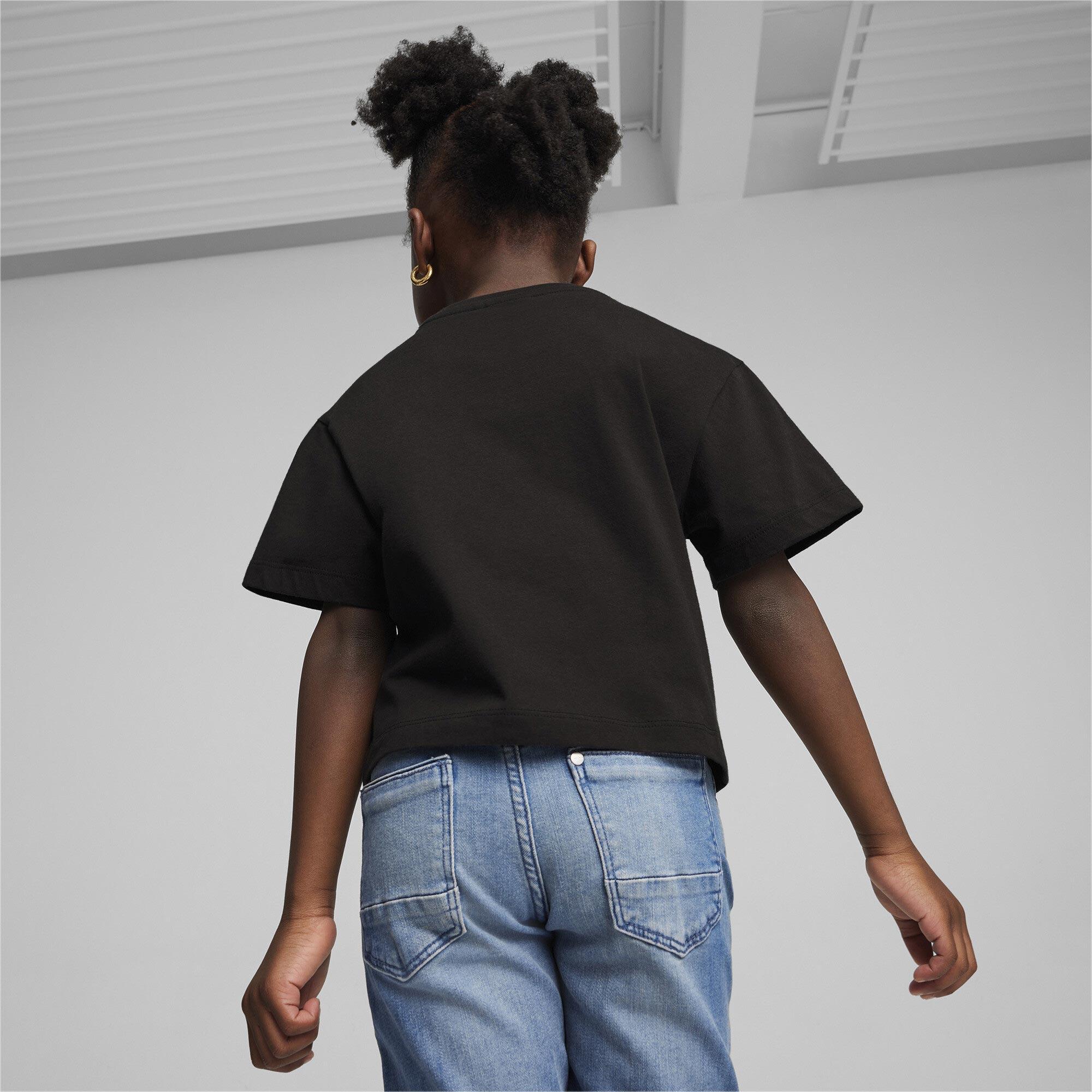 Puma X Trolls Graphic Çocuk Siyah T-Shirt