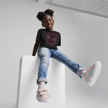  Puma X Trolls Graphic Çocuk Siyah T-Shirt