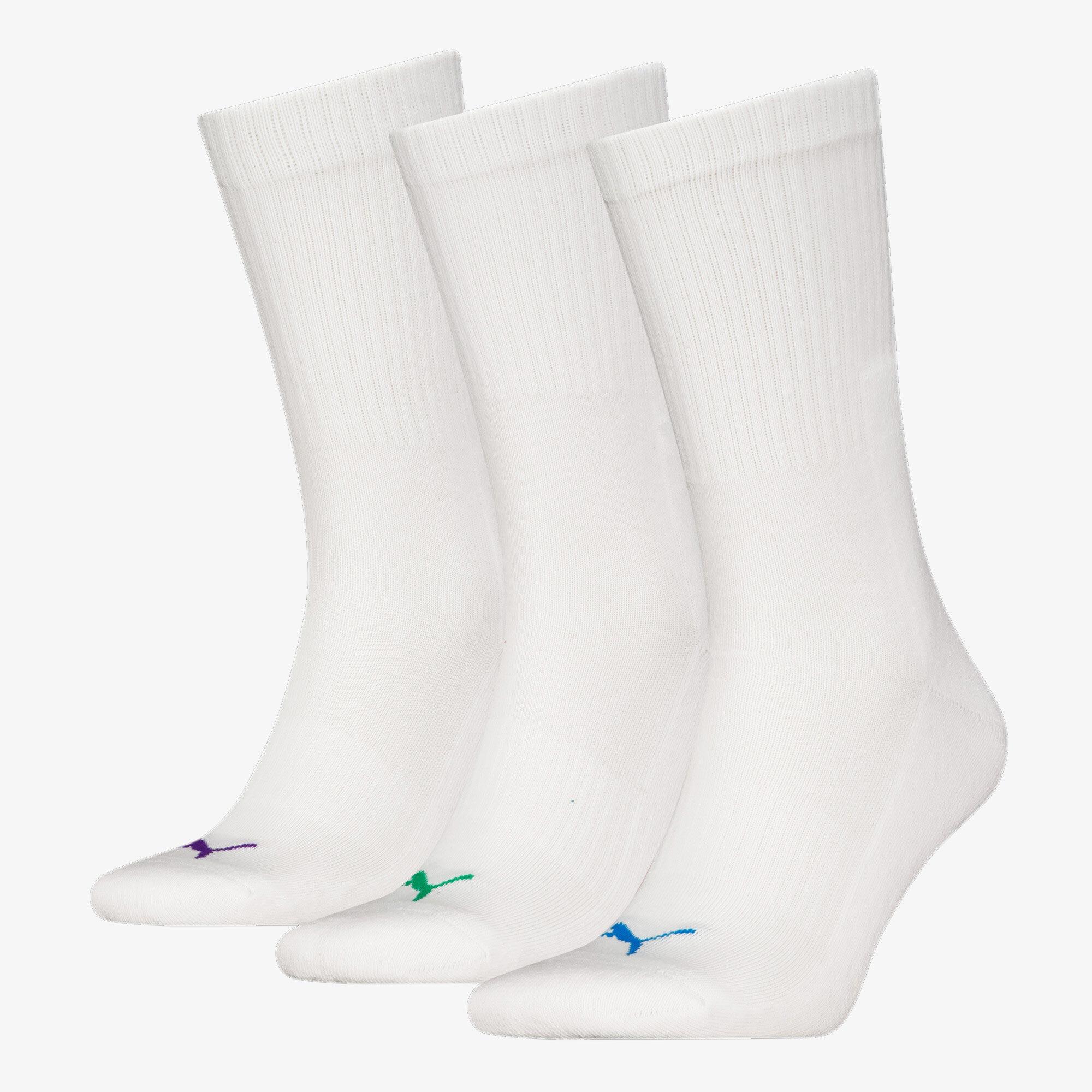 Puma New Generation C 3'lü Unisex Beyaz Çorap