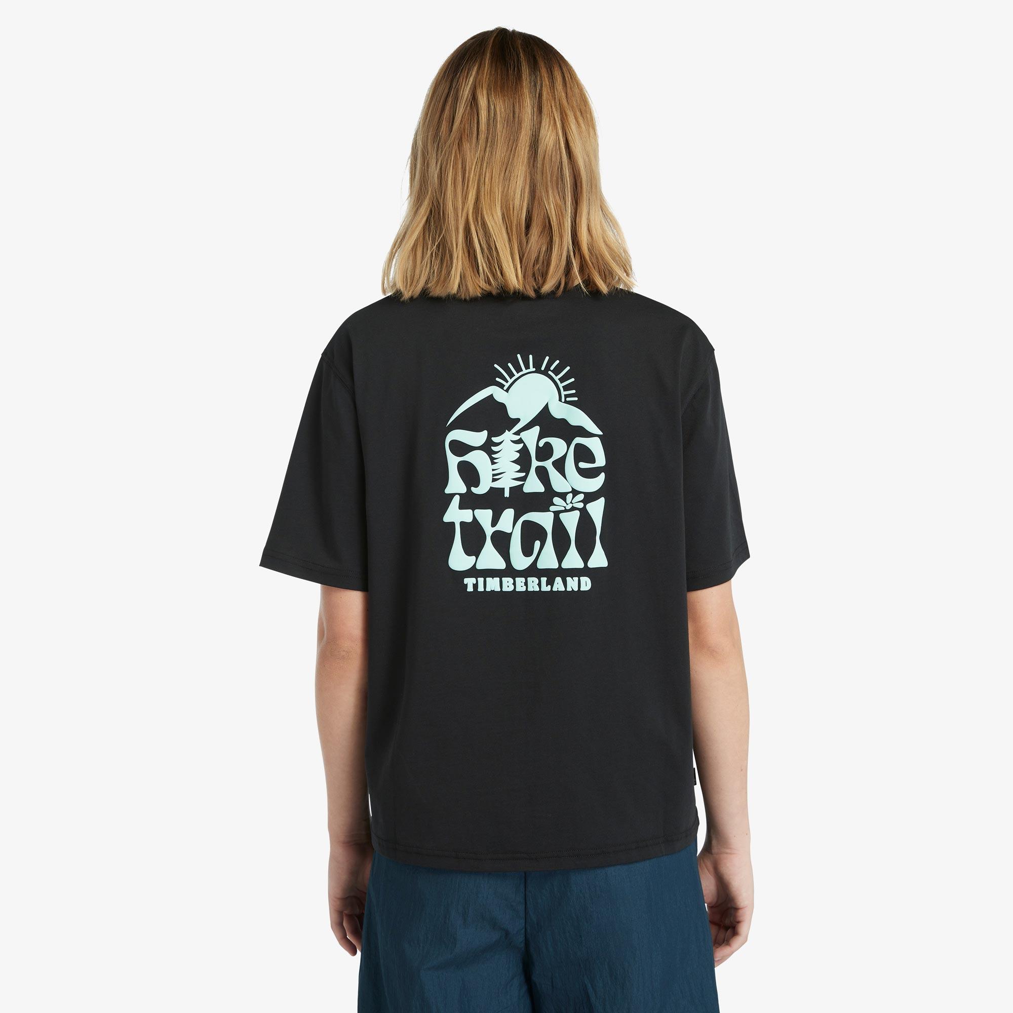 Timberland Hike Life Graphic Classic Kadın Siyah T-Shirt