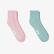 UNITED4 Street Essentials Mid-Crew Kadın Pembe/Yeşil 2'li Çorap