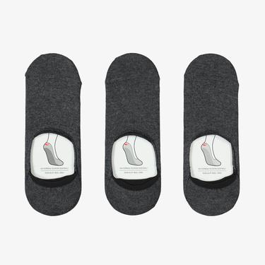  UNITED4 Erkek Gri 3'lü Çorap