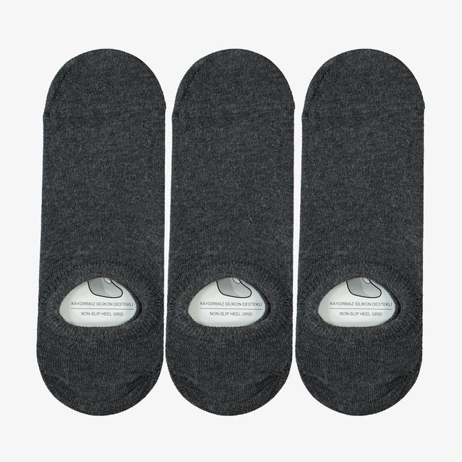 UNITED4 Erkek Gri 3'lü Çorap