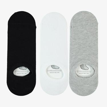  UNITED4 Erkek Beyaz/Siyah/Gri 3'lü Çorap
