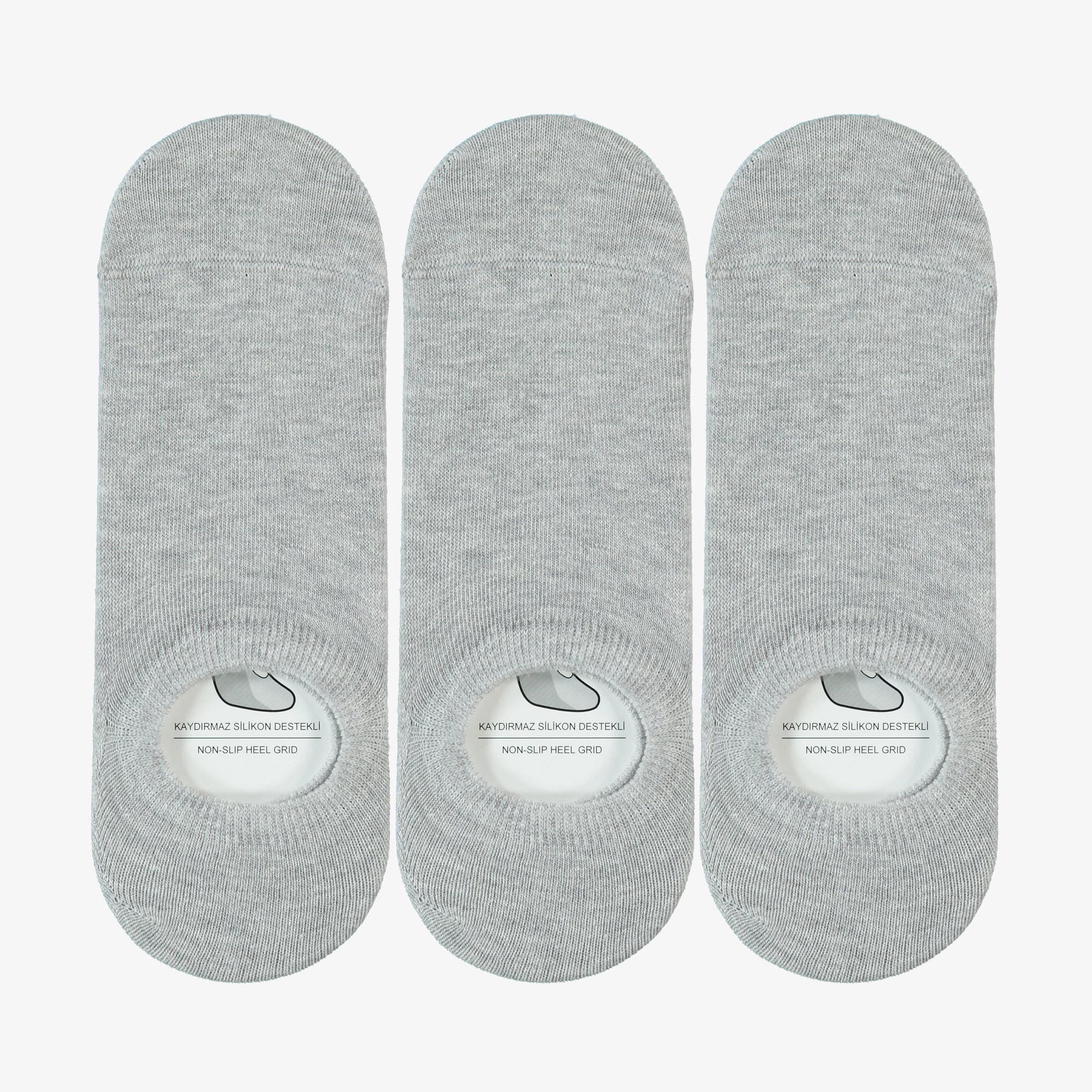  UNITED4 Erkek Gri 3'lü Çorap