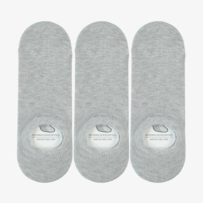  UNITED4 Erkek Gri 3'lü Çorap