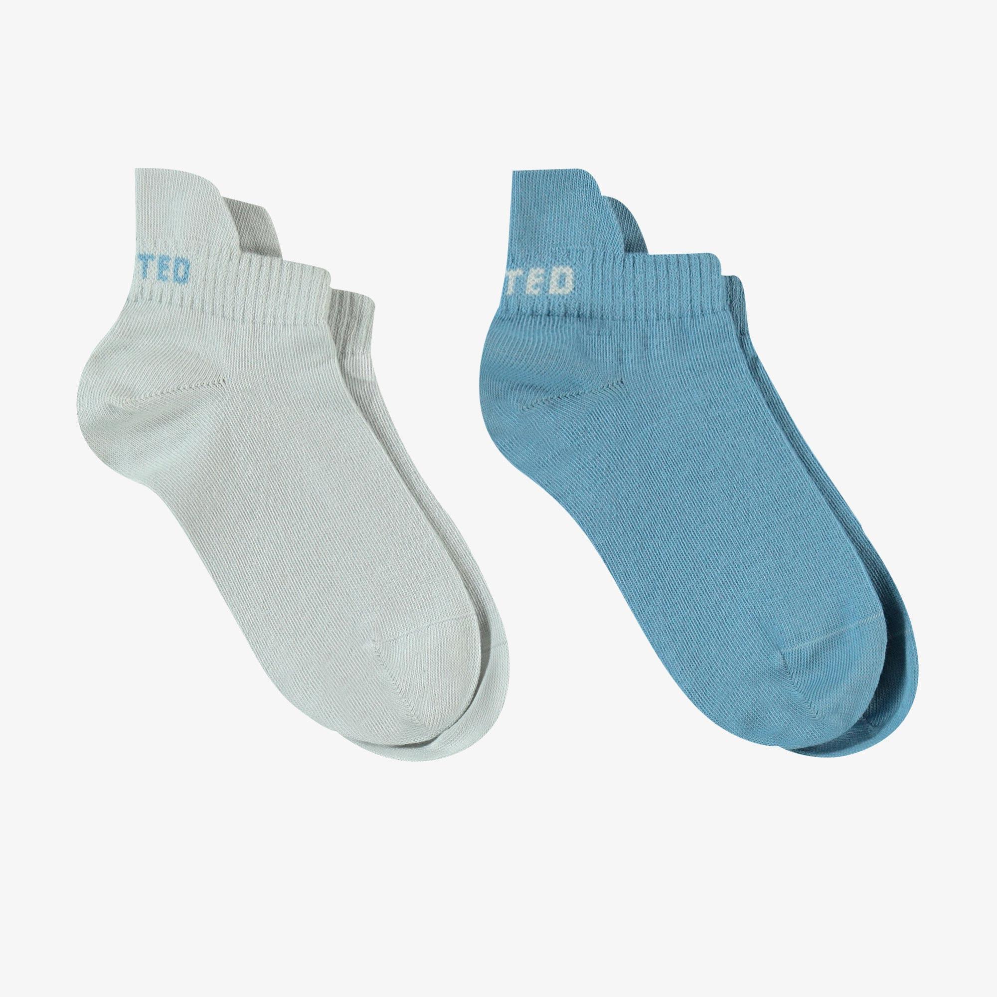 UNITED4 Street Kadın Mavi/Gri 2'li Çorap