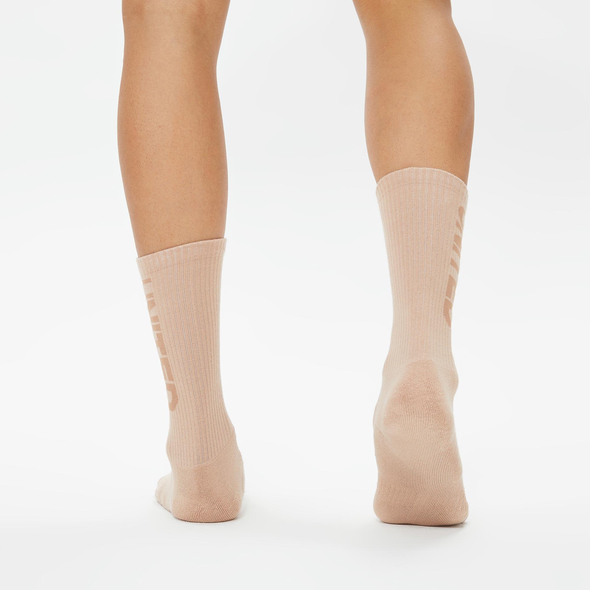 UNITED4 Unisex Gri/Krem 3'lü Çorap