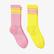 UNITED4 Kadın Pembe/Sarı 2'li Çorap