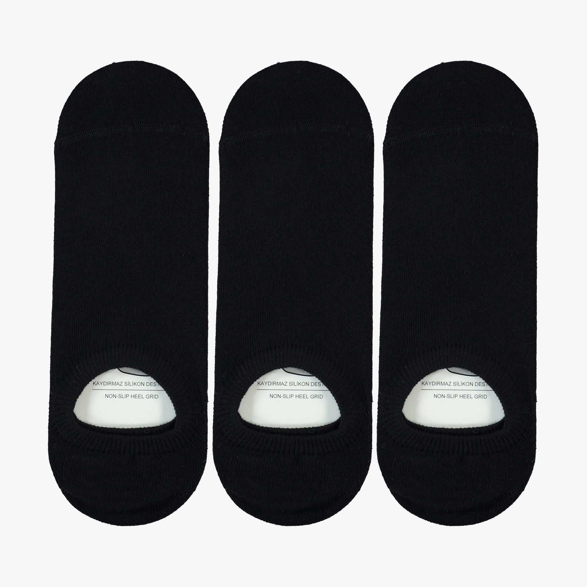  UNITED4 Erkek Siyah 3'lü Çorap