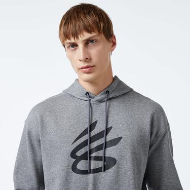  Under Armour Curry Splash Erkek Gri Hoodie