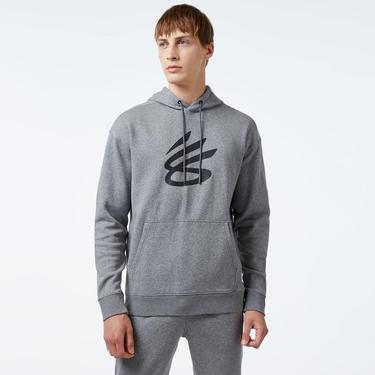  Under Armour Curry Splash Erkek Gri Hoodie