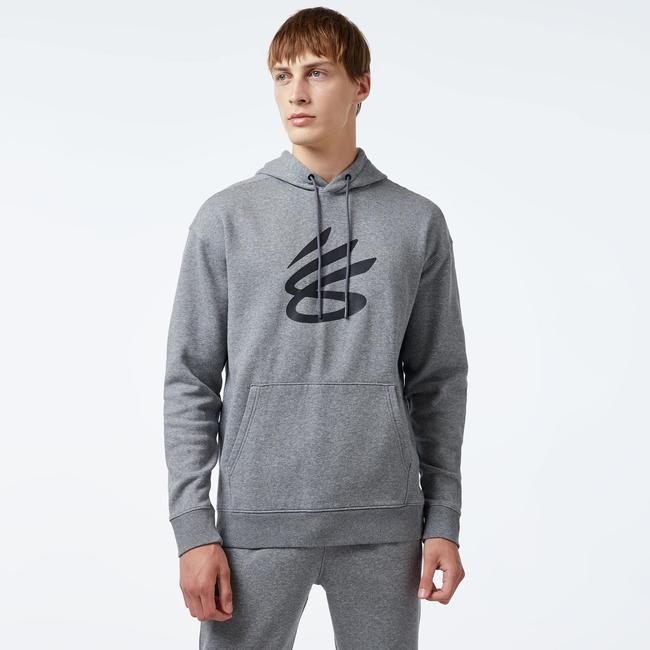  Under Armour Curry Splash Erkek Gri Hoodie