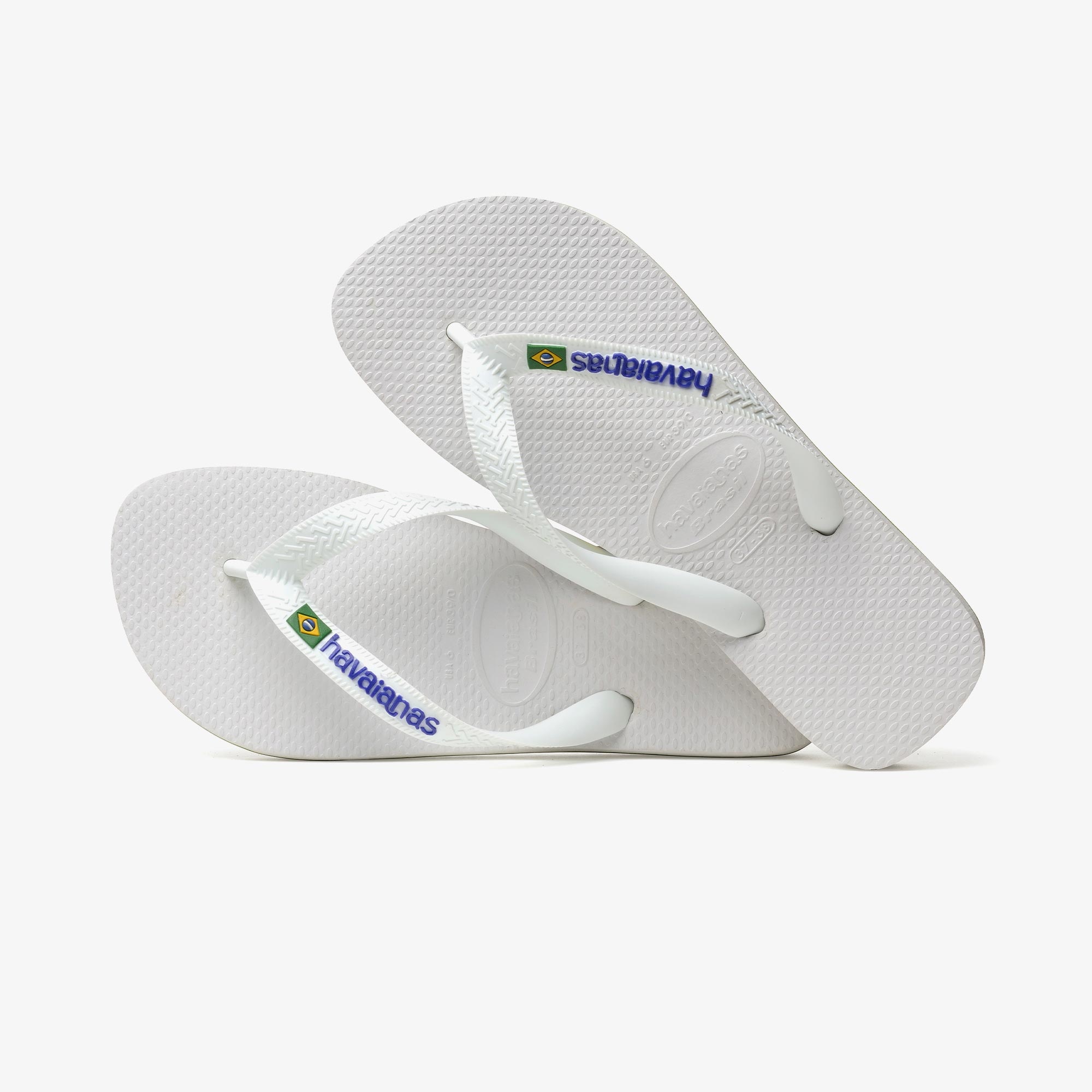 Havaianas Brasil Logo Unisex Beyaz Terlik