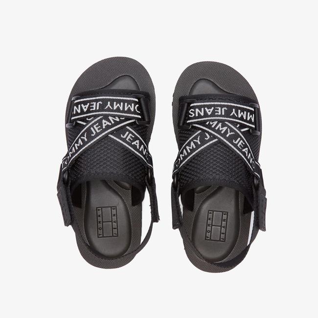  Tommy Jeans Premium Eva Kadın Siyah Sandalet