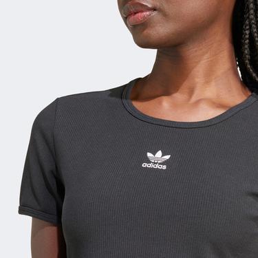  adidas Originals Kadın Siyah Crop T-Shirt