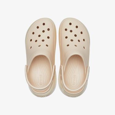  Crocs Classic Mega Crush Platform  Kadın Krem Terlik