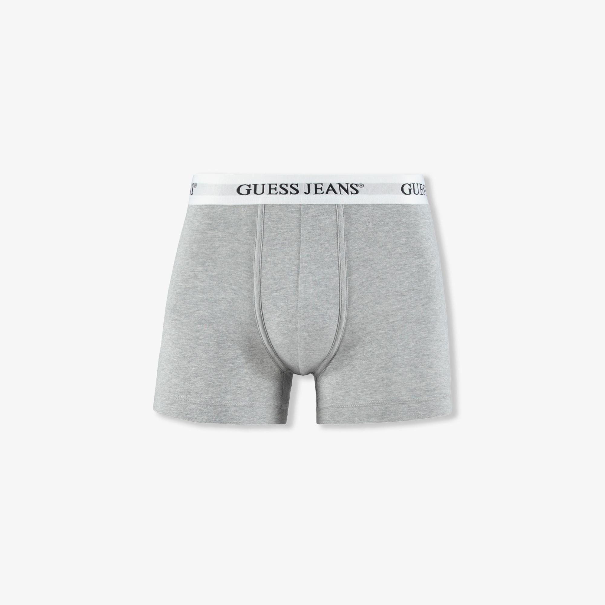 Guess Organic Light Stretch Jersey Erkek Siyah 3'Lü Boxer