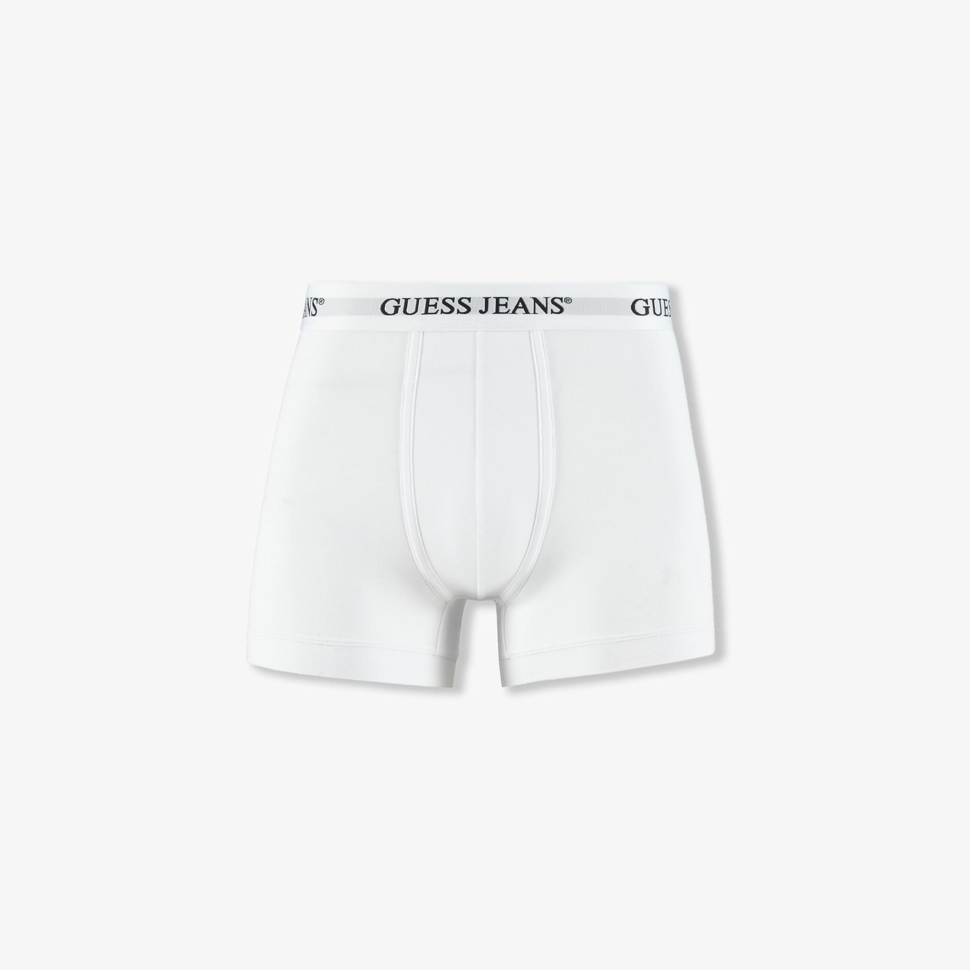 Guess Organic Light Stretch Jersey Erkek Siyah 3'Lü Boxer