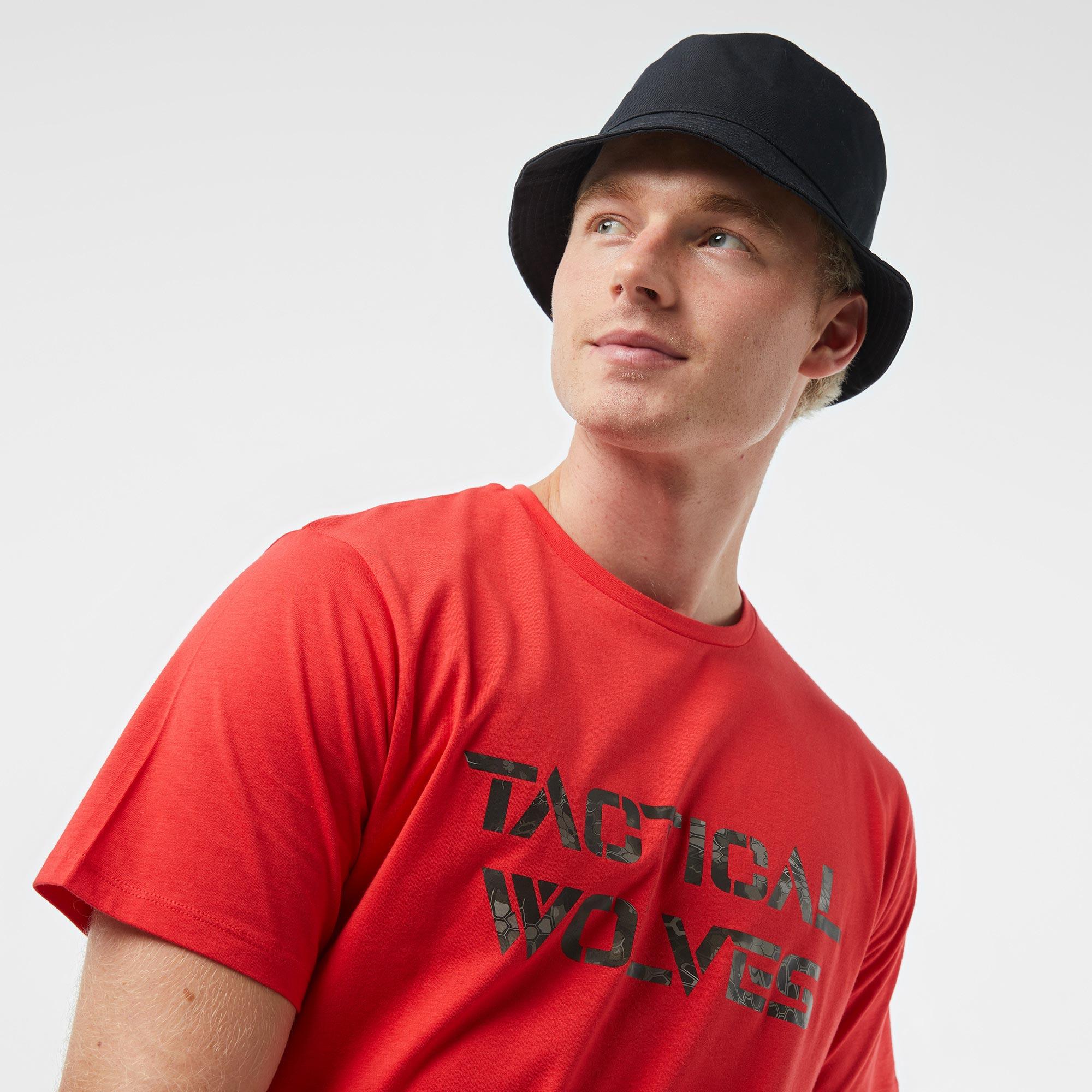 Tactical Wolves Kryptek Kamo Erkek Kırmızı T-Shirt