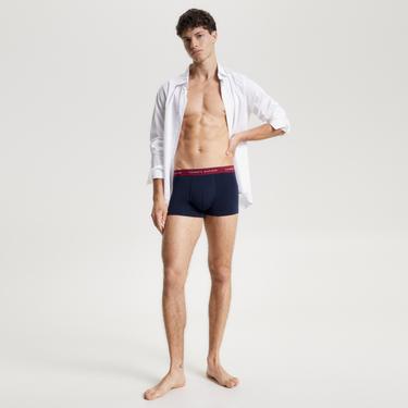  Tommy Hilfiger 3'lü Wb Trunk Erkek Mavi Boxer