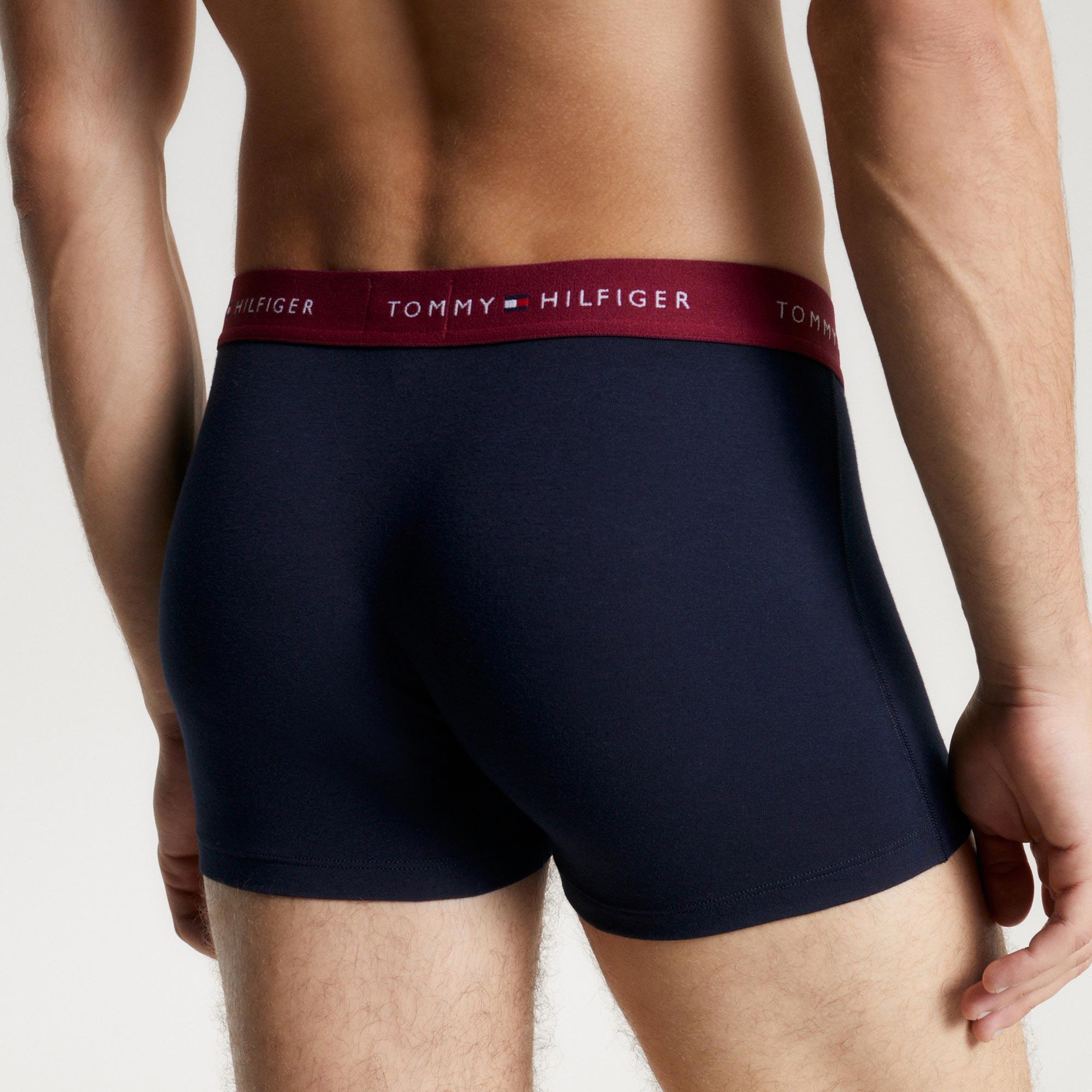 Tommy Hilfiger 3'lü Wb Trunk Erkek Mavi Boxer