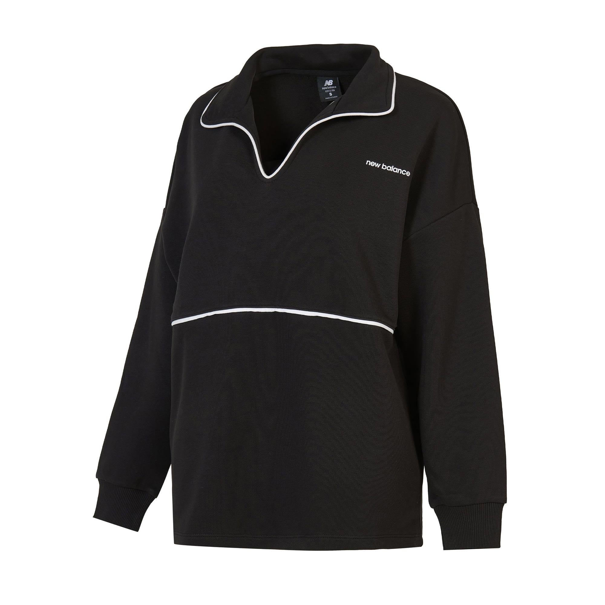  New Balance Lifestyle Kadın Siyah Sweatshirt