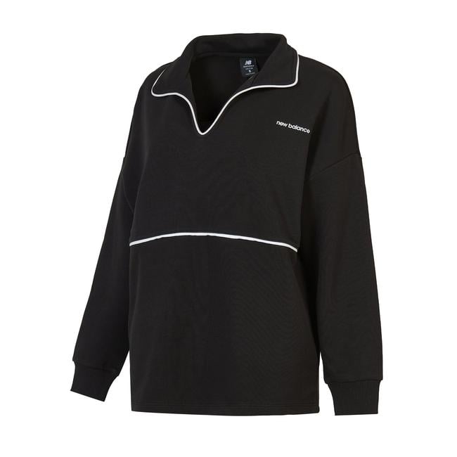  New Balance Lifestyle Kadın Siyah Sweatshirt