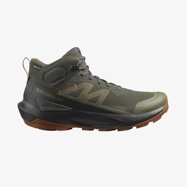  Salomon Elixir Activ Mid Gore-Tex Erkek Haki Bot