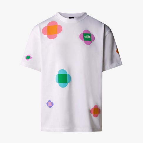  The North Face Yinka Ilori Lets Blosso Together Erkek Beyaz T-Shirt