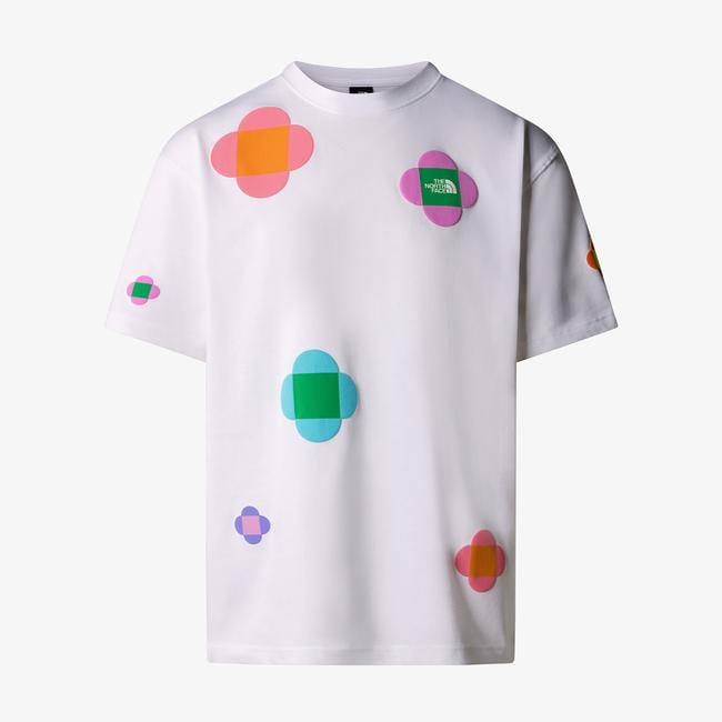  The North Face Yinka Ilori Lets Blosso Together Erkek Beyaz T-Shirt