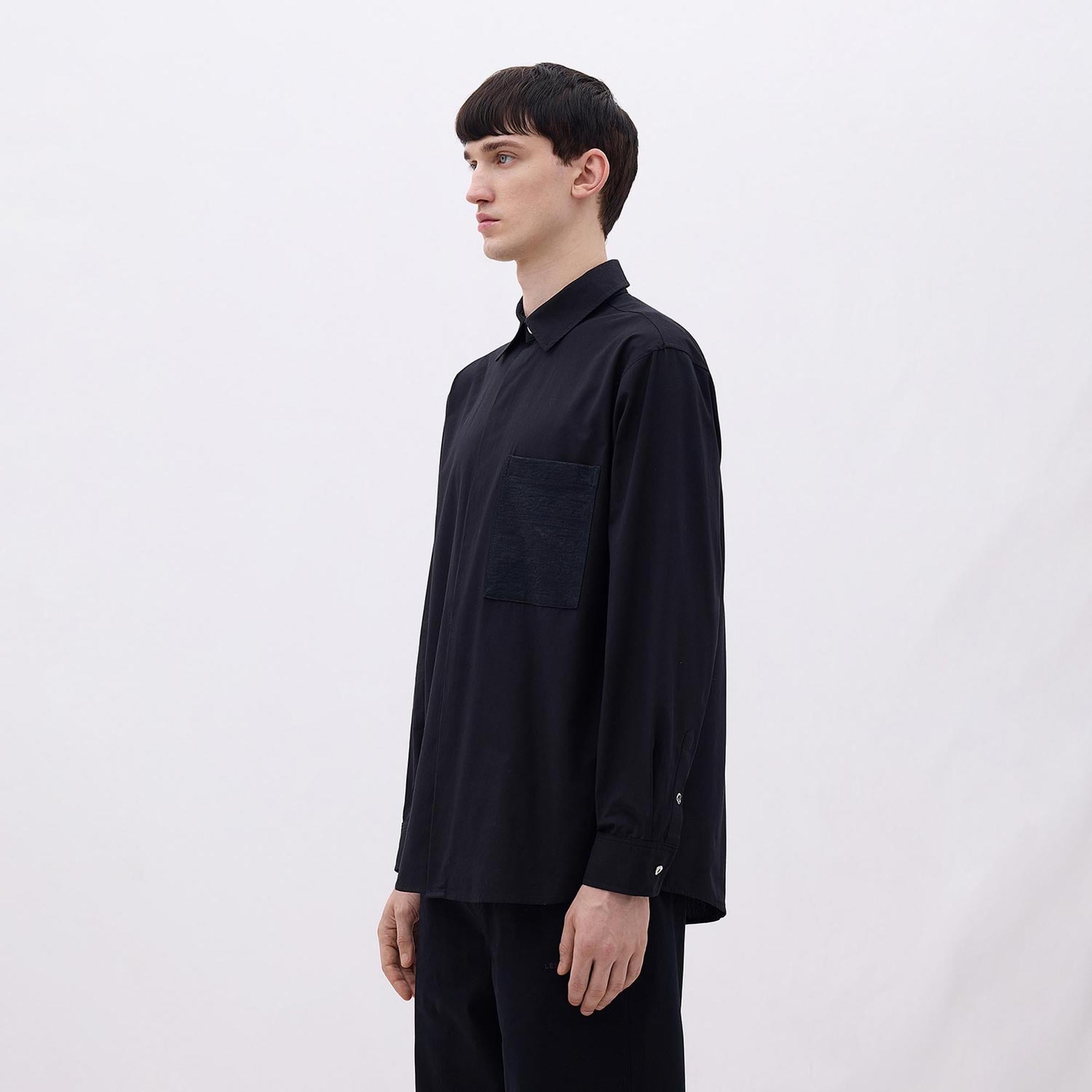 Les Benjamins Classics Erkek Siyah Gömlek