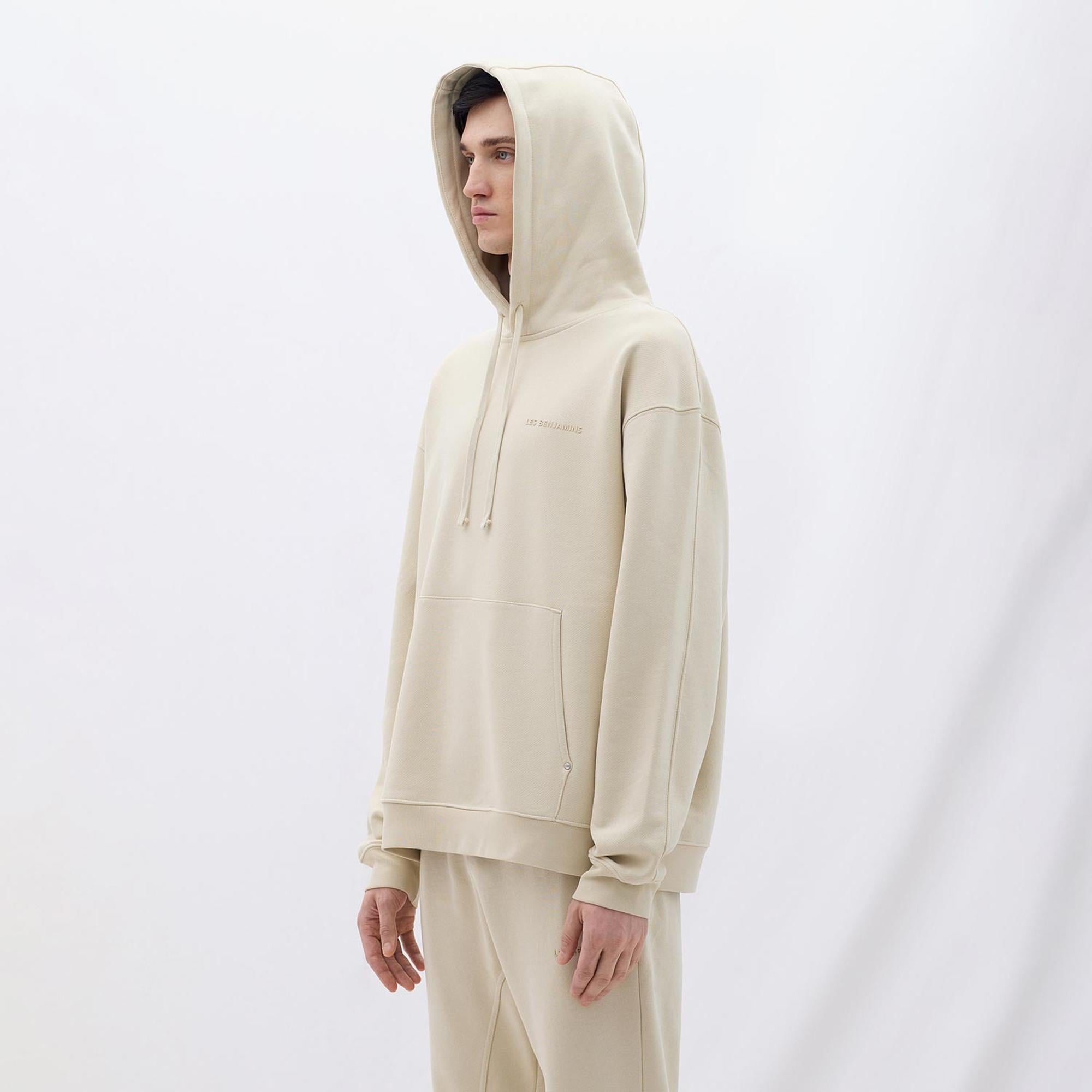 Les Benjamins Classics Erkek Krem Hoodie