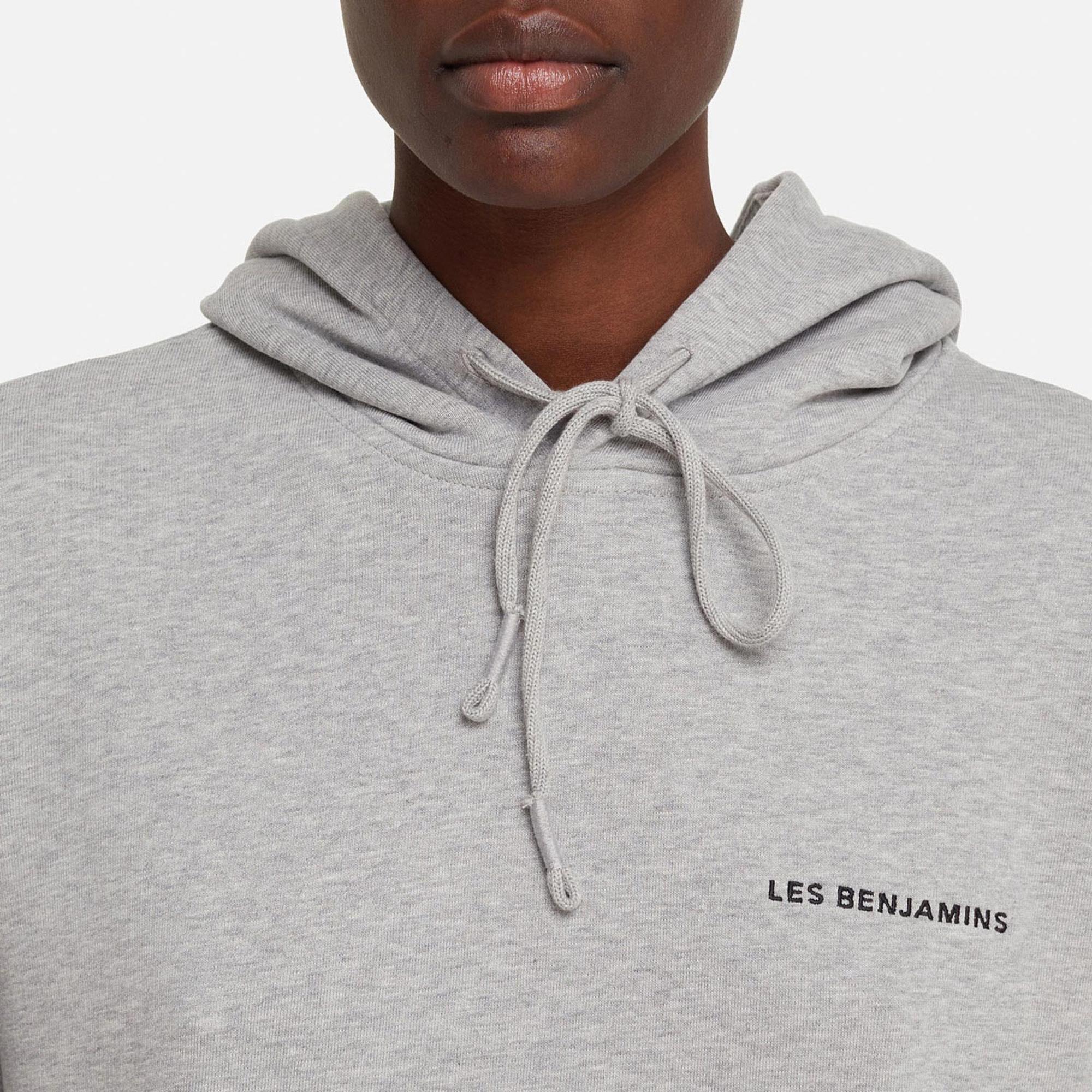 Les Benjamins Core Erkek Gri Hoodie