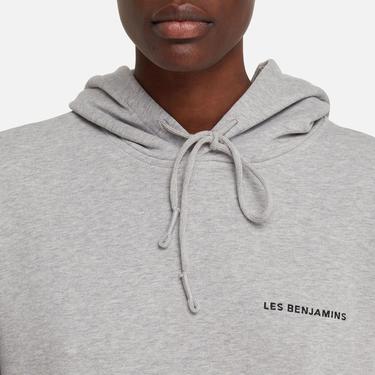  Les Benjamins Core Erkek Gri Hoodie