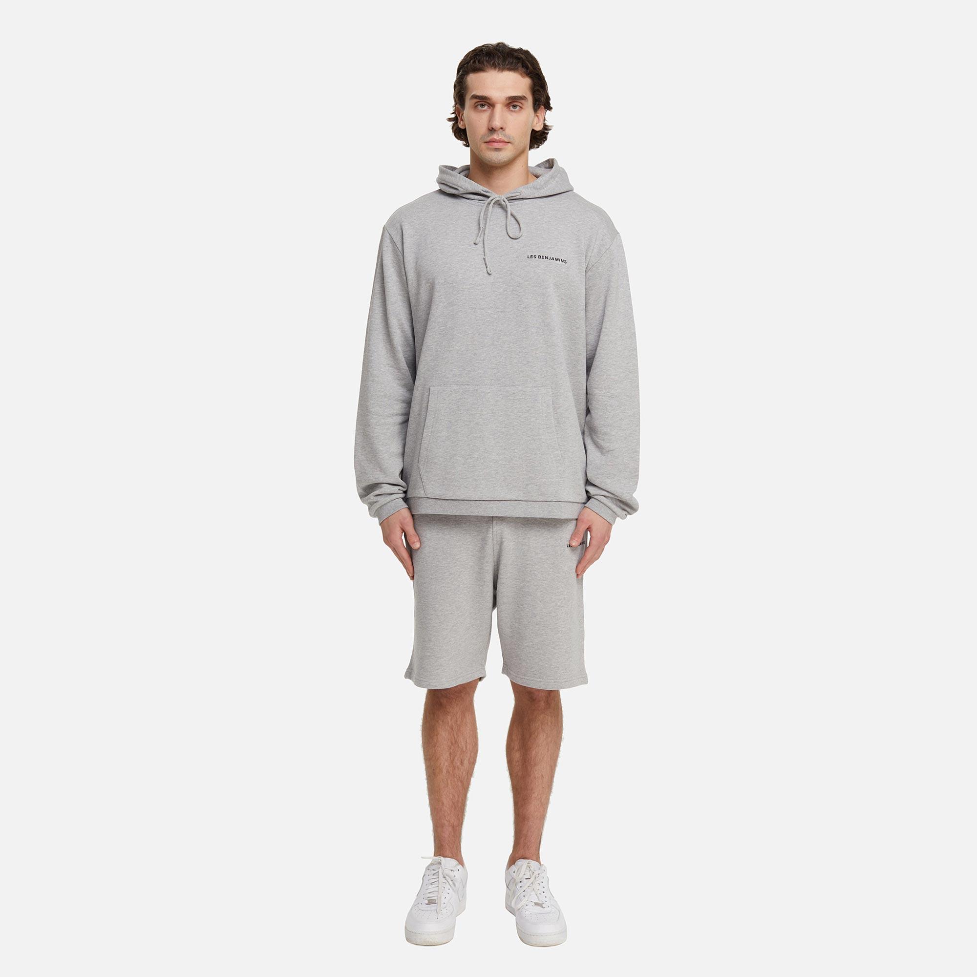 Les Benjamins Core Erkek Gri Hoodie