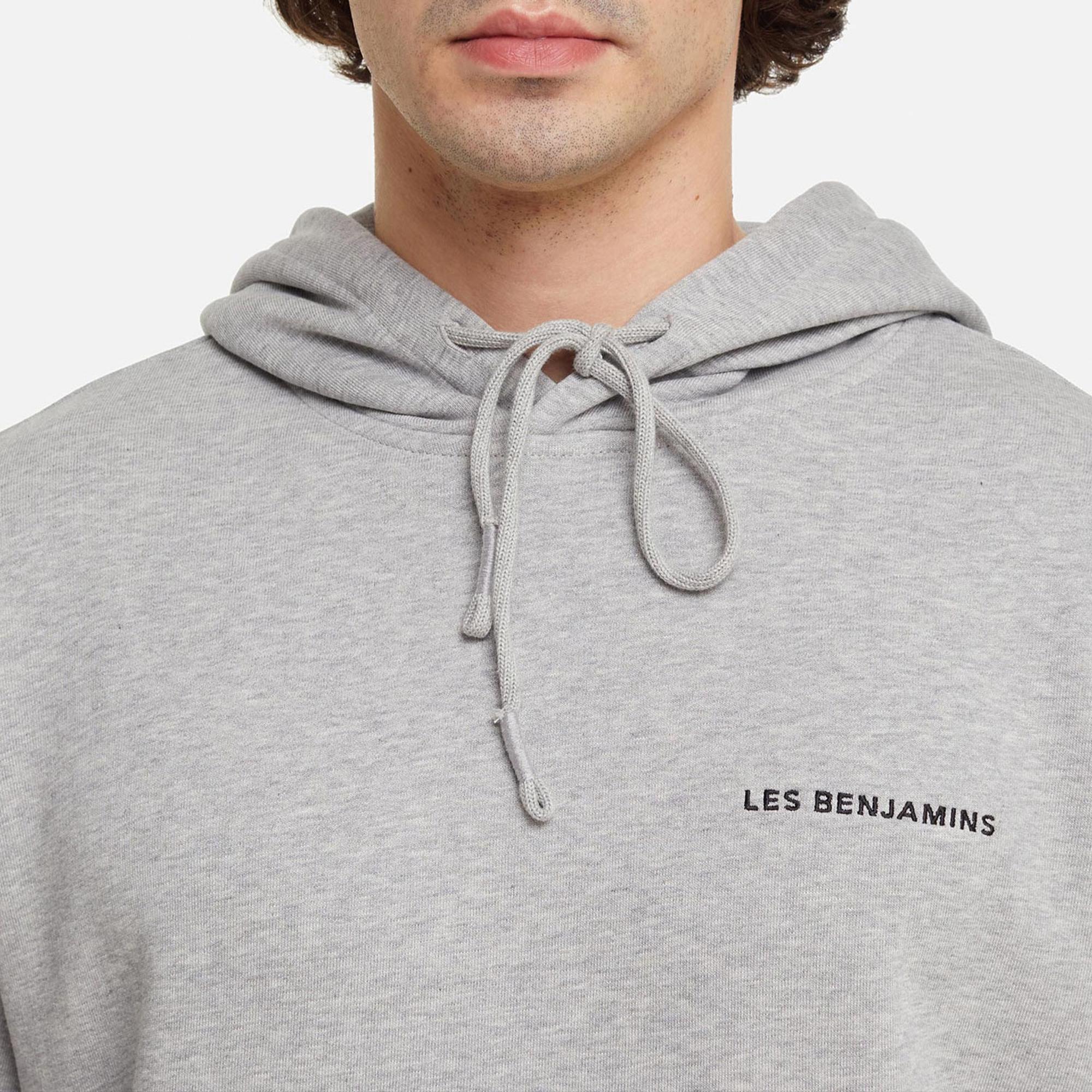 Les Benjamins Core Erkek Gri Hoodie