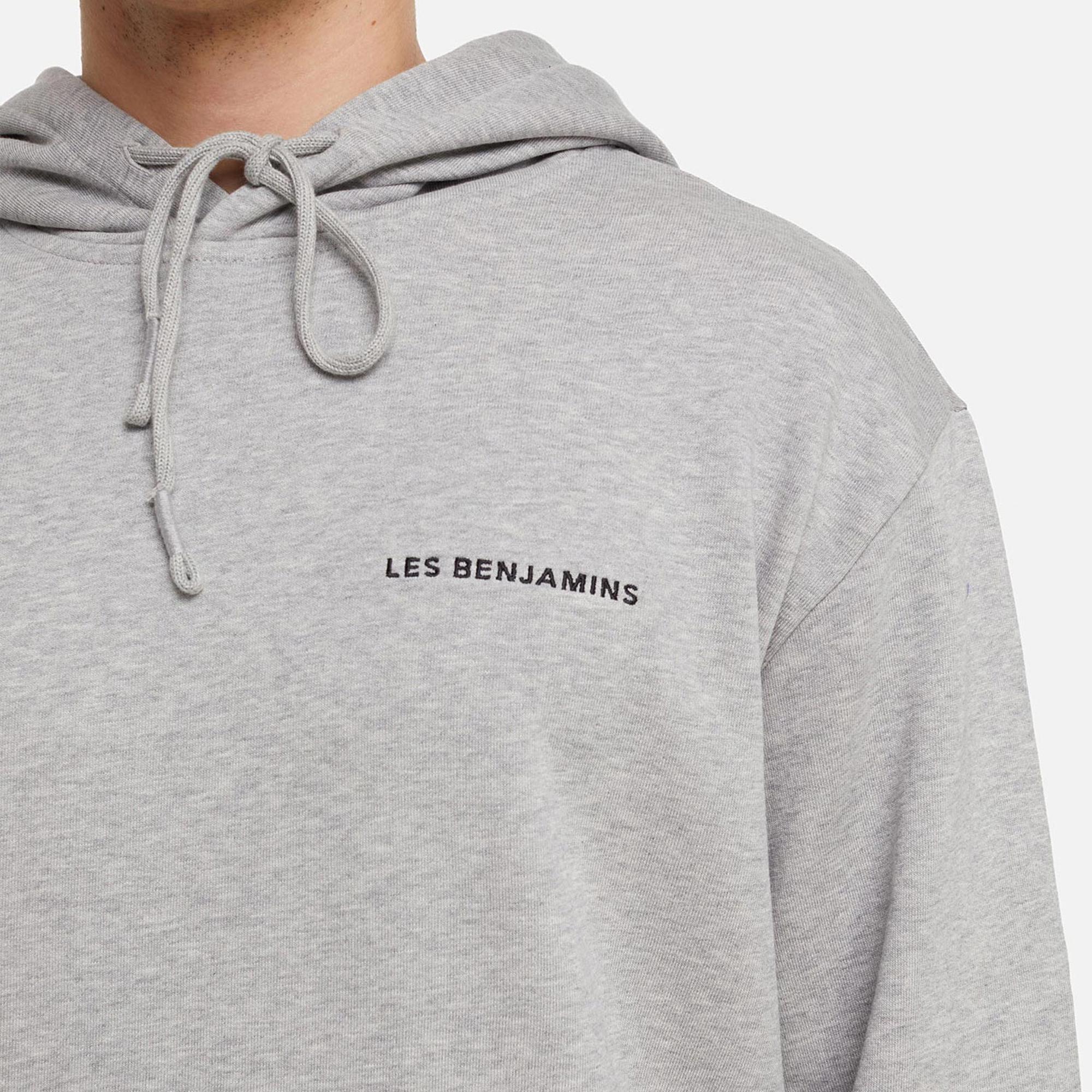 Les Benjamins Core Erkek Gri Hoodie